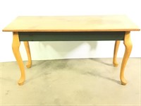 Painted Pine Cabriole Leg Coffee Table
