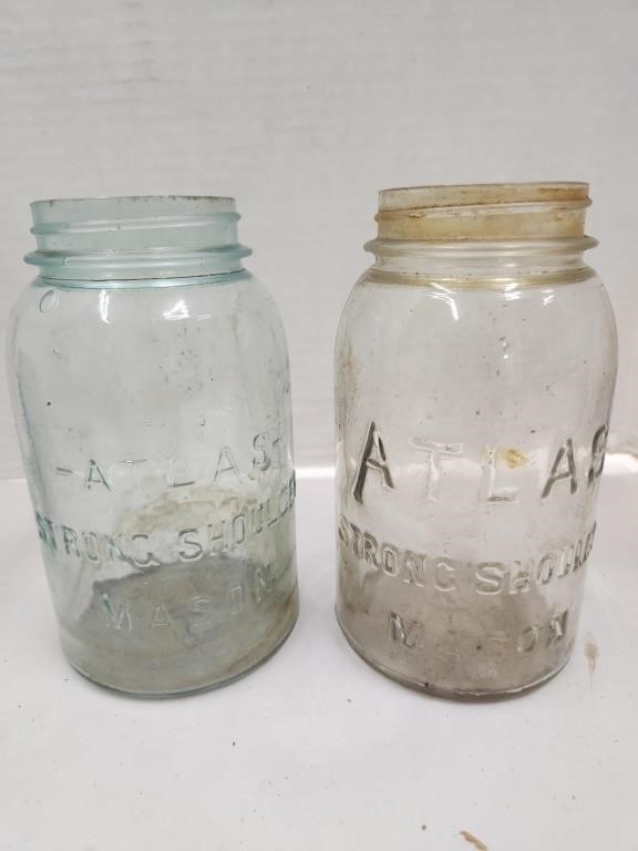 Vintage Atlas Strong Mason Jars