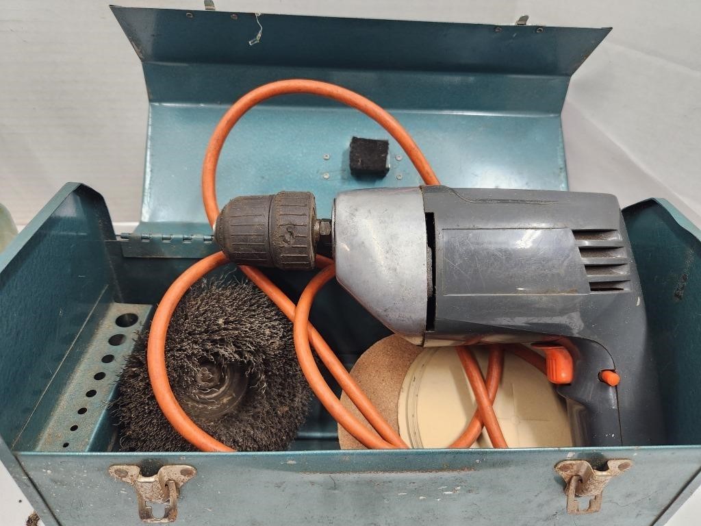 Electric Drill with Metal Case