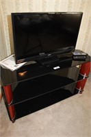 Sanyo LED Flat Screen TV with Nice TV Stand