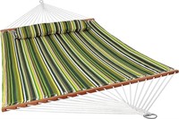 Sunnydaze Outdoor Quilted Fabric Hammock -