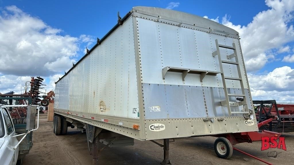 1992 Chamberlain Grain Trailer, 43'