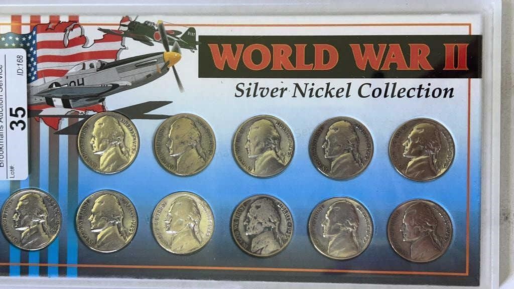 WWII Silver Nickel Collection