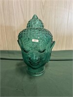 Recycled Glass Buddha Head