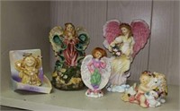 Angel music box and other Angel figurines