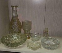 Ashtrays and other glass pieces