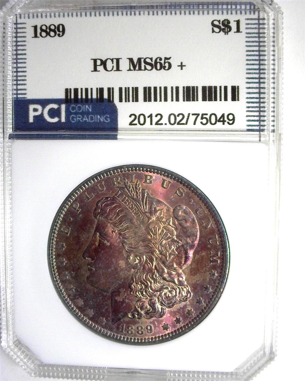 1889 Morgan MS65+ LISTS $475