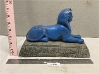 Sphinx of Amentiotep III Chalk Statue