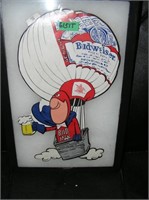 Vintage Budweiser Budman advertising display piece