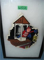 Vintage Budweiser Budman advertising display piece