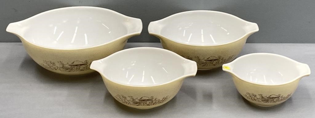 Pyrex Mixing Bowls Lot Collection