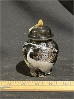 Small Japanese porcelain ginger jar