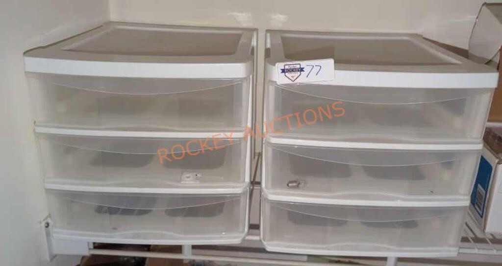 mini plastic 3 drawer storage containers