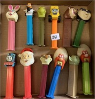 12 Vintage Pez Candy Dispensers