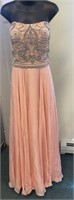 Blush Pink Sherri Hill Dress Style 11179 Sz 16