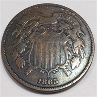 1865 Two Cent PIece High Grade