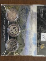 2012 Three Coin Set, El Yunque National Forest