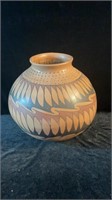 Vintage Paint Decorated Southwest Pottery Vessel