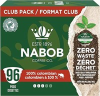 Nabob 100% Columbian Coffee Pods Club Pack - 96