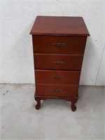 Decorative 2 drawer filing cabinet on legs