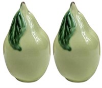 Set of 02 - Painted Pear Salt & Pepper Shakers