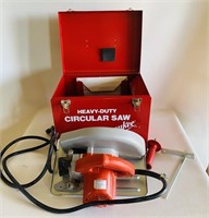 Barely Used Milwaukee Circular Saw In Metal Case