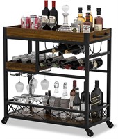 Bar Cart Industrial Kitchen Serving Carts for Home