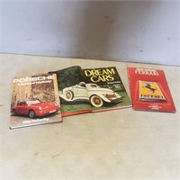 Porche, Ferrari and Old Car Books