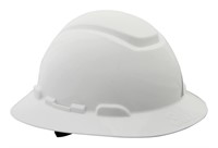 SecureFit 4-Point Ratchet Brim Hard Hat White $33
