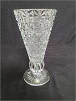 Lead crystal vase