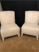 2 Arm Less Chairs