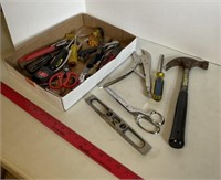 Hammer, Screwdrivers, Metal Level & More