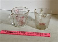 Pyrex & Fire King 2 Cup Measuring Cups