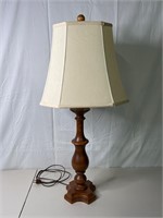 Tell City Wooden Table Lamp with Shade