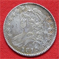 1813 Bust Silver Half Dollar