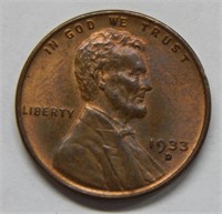 1933 D Lincoln Wheat Cent