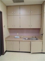 Upper & Lower Cabinets + Sink from Room #401