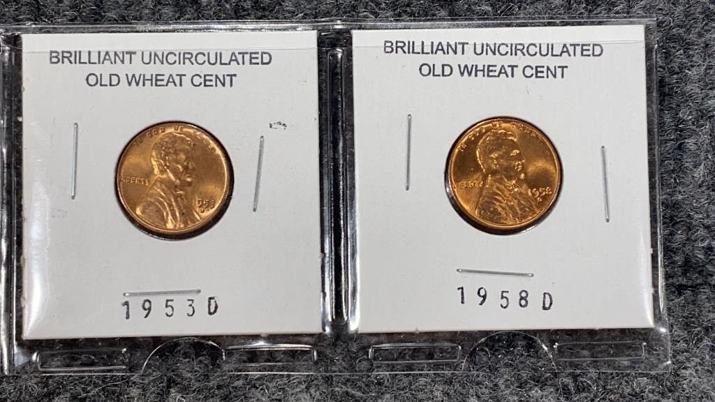 2 BU Wheat Pennies