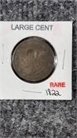1822 Large Cent US Coin