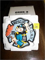 FDNY Rescue 4 Resin Patch-Code 3