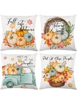 ($34) Fall Pillow Covers - Thanksgiving