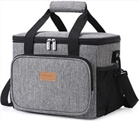 New Grey 24-Can Insulated Lunch Box Lifewit Large