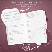 New Legend Planner Password Book with