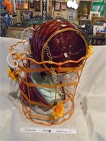 Lot of Baskets, Vases, Metal Decors & More