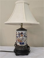 Ceramic Asian Style Lamp with Shade