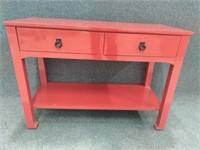 Red Lacquered Table