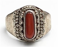 Agate Ring 925 Silver