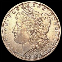 1897-O Morgan Silver Dollar NEARLY UNCIRCULATED