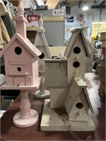Lot of bird houses