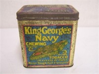 KING GEORGE'S NAVY CHEWING TOBACCO 2 LB TIN -